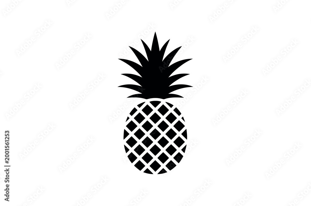Obraz premium Sweet Pineapple Tropical Fruit