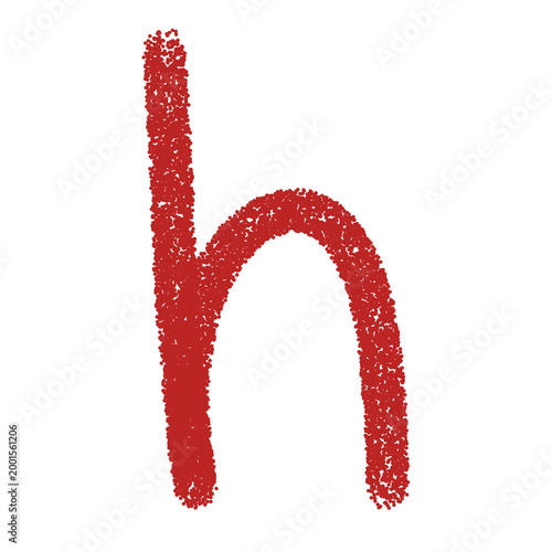Alphabet scribbles with crayons, alphabet doodle 