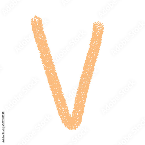 Alphabet scribbles with crayons, alphabet doodle 