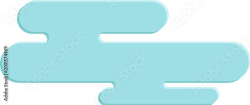 Light blue cloud
