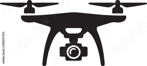Photos Aerial Drone Technology Vector Black Minimal Design