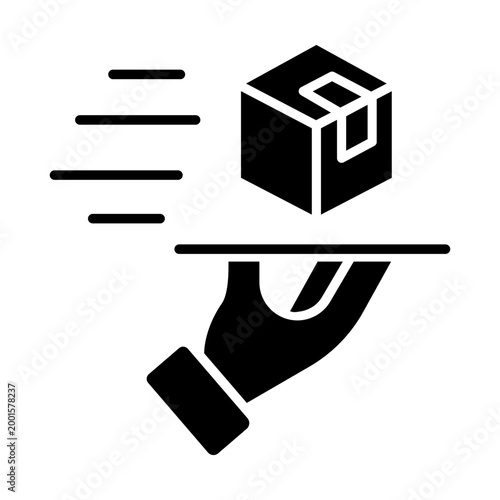 Parcel icon vector. Package transport Illustration sign. Cargo transportation symbol. Cargo delivery logo. premise web icon.