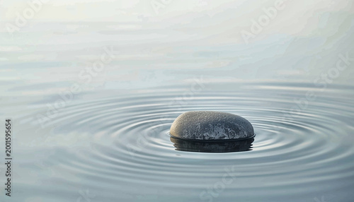 Zen stone water minimal background