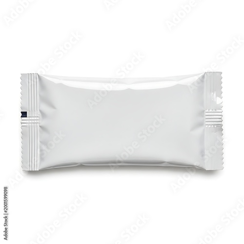 A clear plastic packet with a sealed top and a small clip closure.