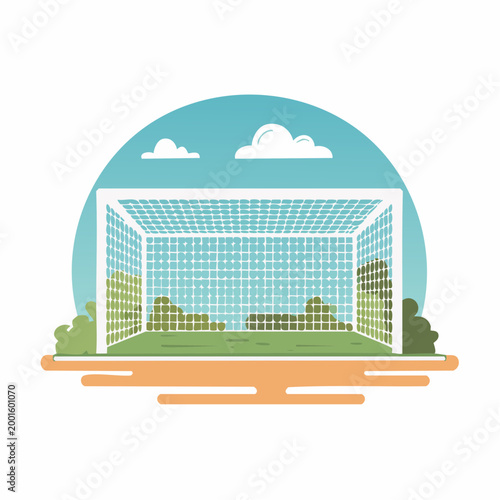 Soccer Goal Illustration