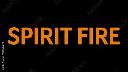 Pentecost Short Quotes Minimal Text. Holy Spirit Fire Christian Typography Design