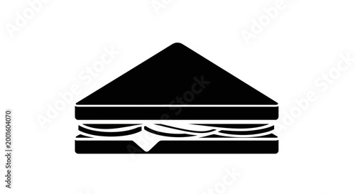 vector illustration of a sandwich