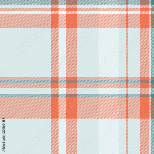 Detailed textile vector plaid, crease fabric seamless pattern. Golf background tartan texture check in white and sterling silver colors.