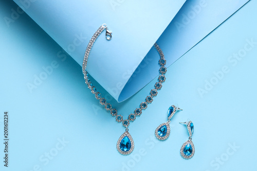 Beautiful necklace and earr...