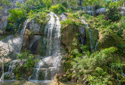 Waterfall in deep forest at Doi Inthanon National Park, Chiang Mai, Thailand