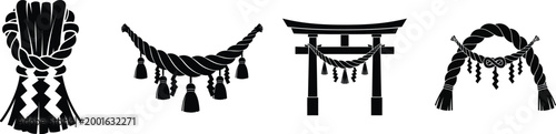 Four black and white dreamcatcher designs with varying complexity