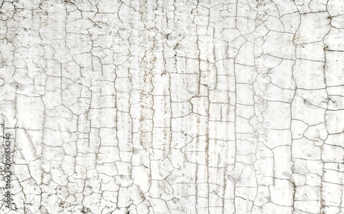 crack concrete white wall or Cement wall background