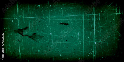 Abstract green and blue grunge texture background with digital pattern and light effects for modern design illustration