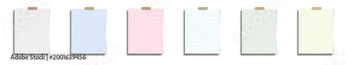 фотографія Spiral notebook paper set design