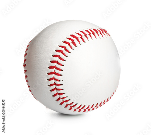 Leather baseball ball isola...