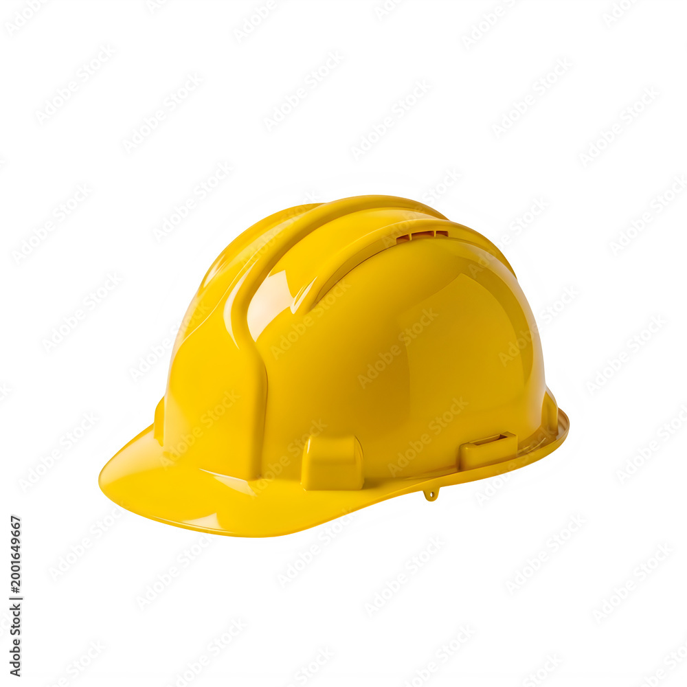 Fototapeta premium Yellow smiley face icon on white background