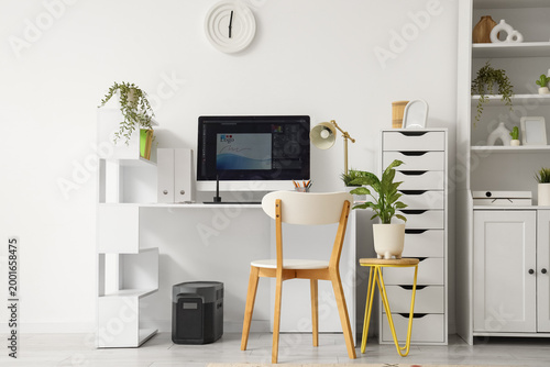Graphic designer's workplac...