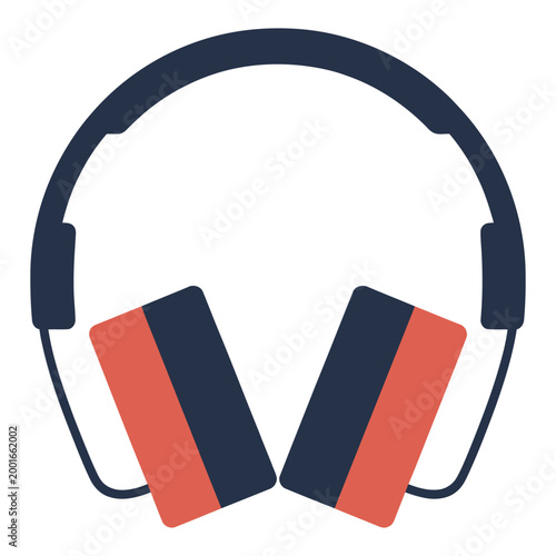 headphones on a white background