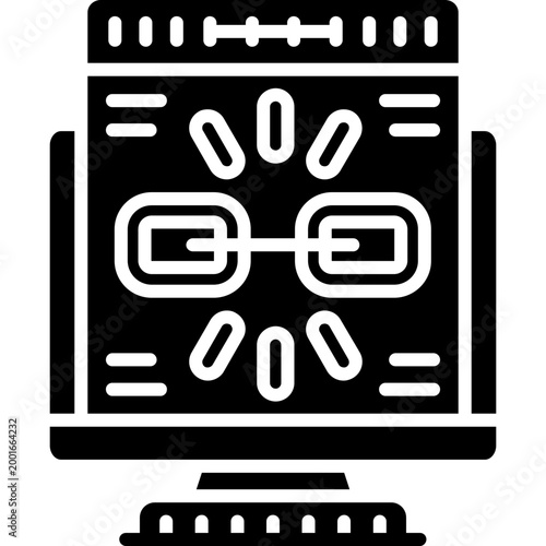 Backlinks Icon Vector Element