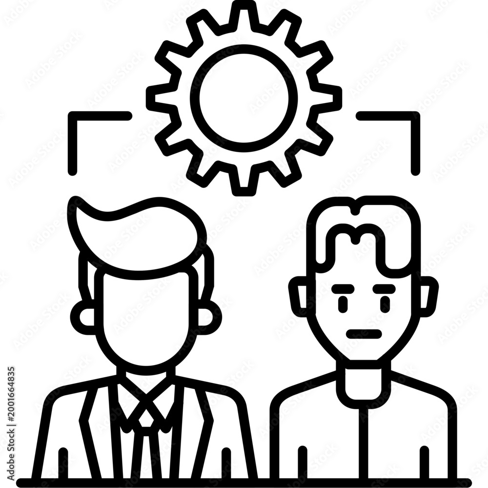 Obraz premium Customer Service Icon Vector Element