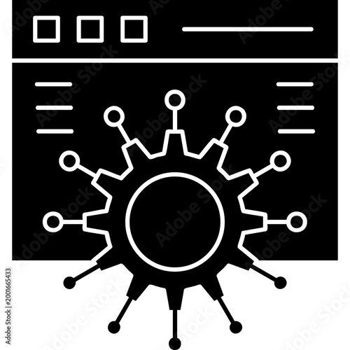 Technology Icon Vector Element