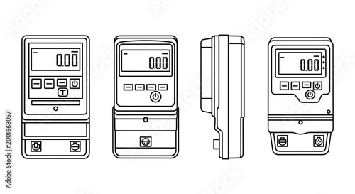 Digital Meter Multiple Views