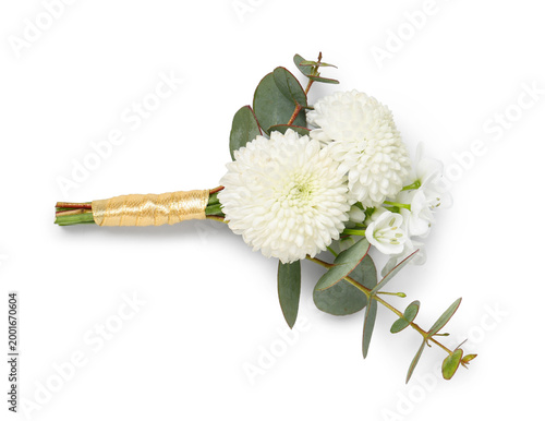 Beautiful boutonniere isola...