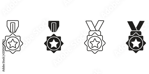 Success icon set. Successful business development, plan and process symbol. Solid icons vector 