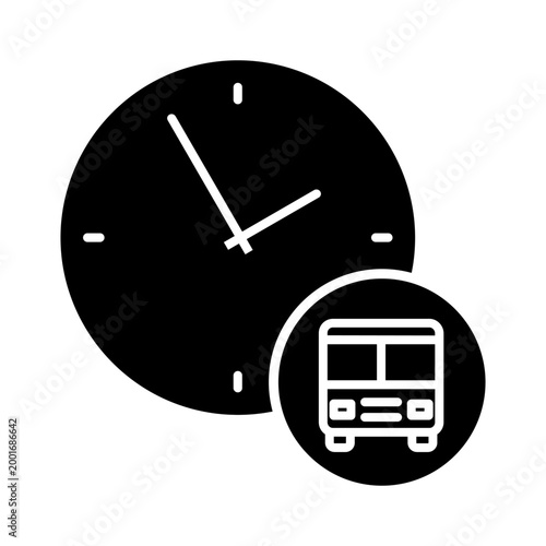 Bus icon vector. Public transport Illustration sign. Bus stop symbol. Bus station logo. Bus route web icon.