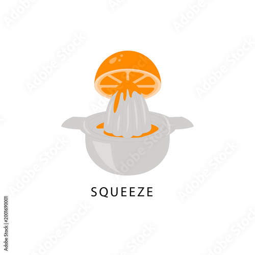 Принти на полотні Squeeze Lemon Citrus Juicer Cooking