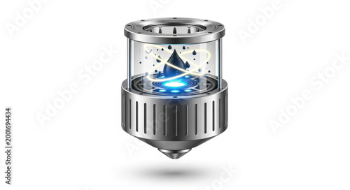 High Tech Ink Chamber Vector Art

