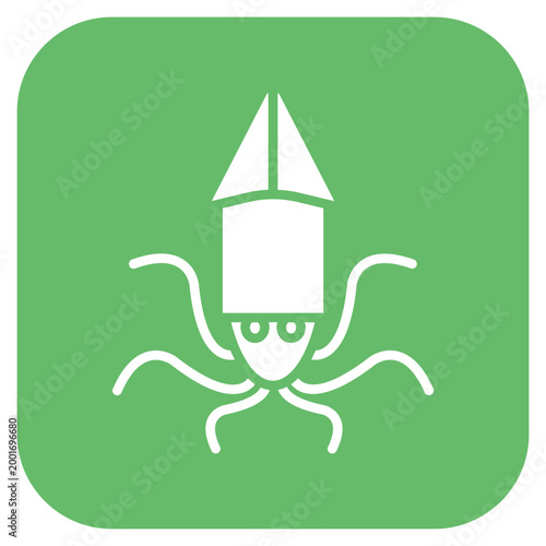 Photos Squid Icon Style
