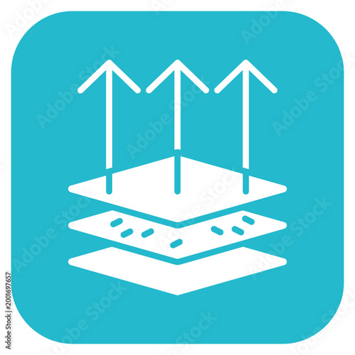 Breathable Fabric Icon Style