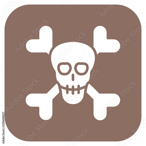 Alien Skull Icon Style