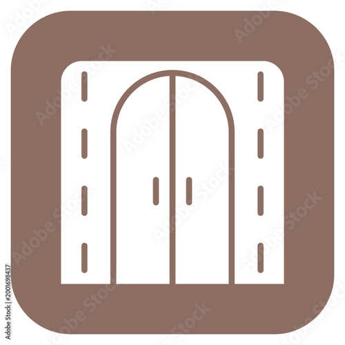 Space Door Icon Style