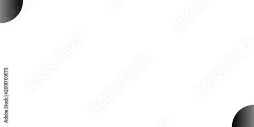 Minimalist abstract composition with dark spheres on white background