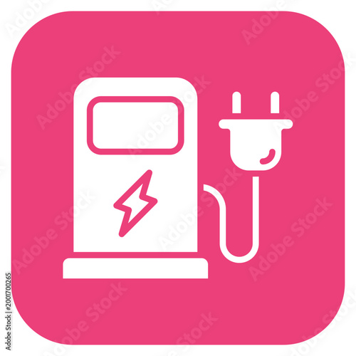 Charging Station Icon Style