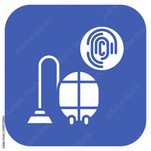 Biometric Vacuum Icon Style