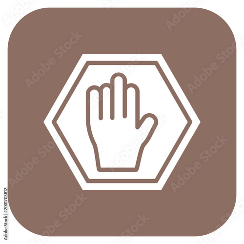 Stop icon style