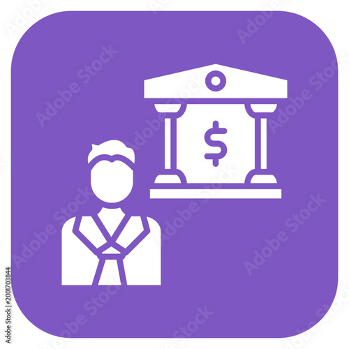 Banker icon style