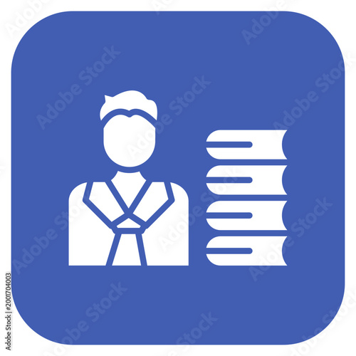 Librarian icon style