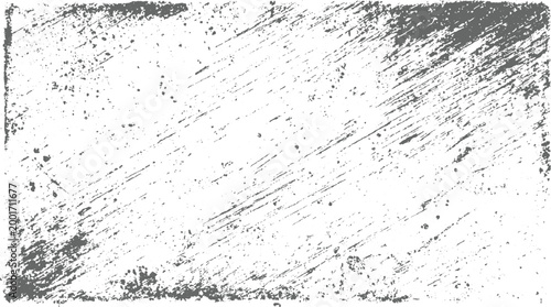 Gray distressed textured background with random speckles and diagonal scratches grunge dirty