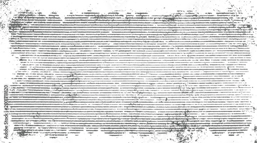 Distressed horizontal lines texture with scattered speckles and grunge effect
