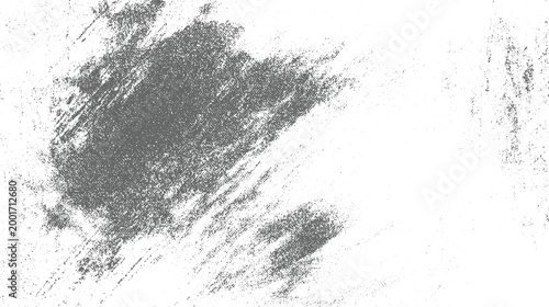 Textured grey and white abstract pattern with distressed brush strokes and scattered dots