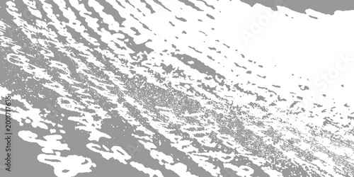 Abstract pattern of gray and white irregular shapes resembling water ripples or textured surface