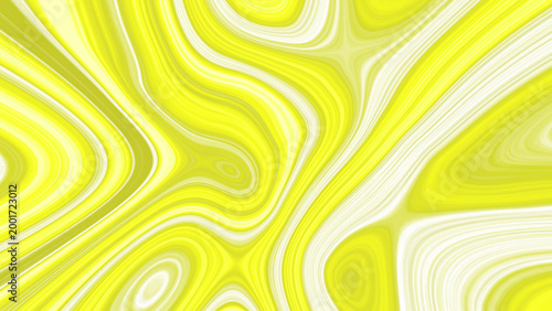 Abstract yellow and white marbled swirl pattern, suitable for backgrounds, packaging designs, textile prints, and art projects with a modern aesthetic.