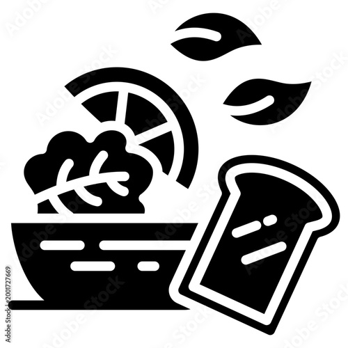 Whole Food glyph icon