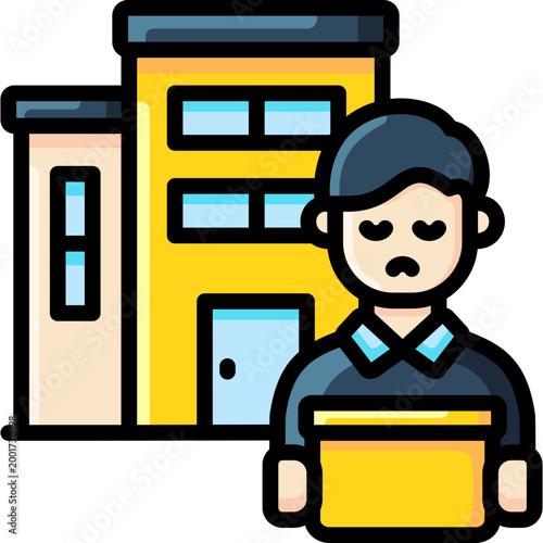 dismissal employee icon