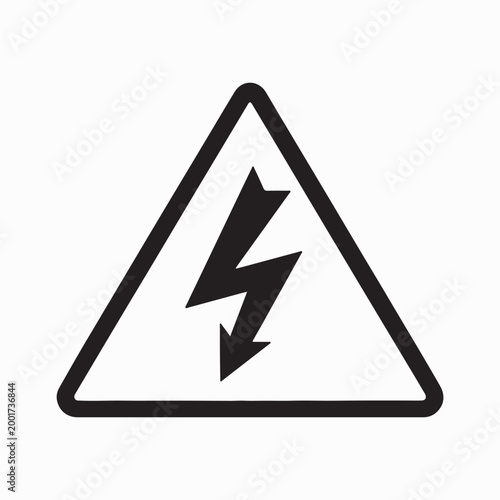 Electrical Hazard Warning Icon Free Download Electrical Hazard Warning Icon - GFXLoad