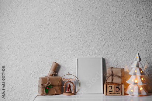 Beautiful blank photo frame...